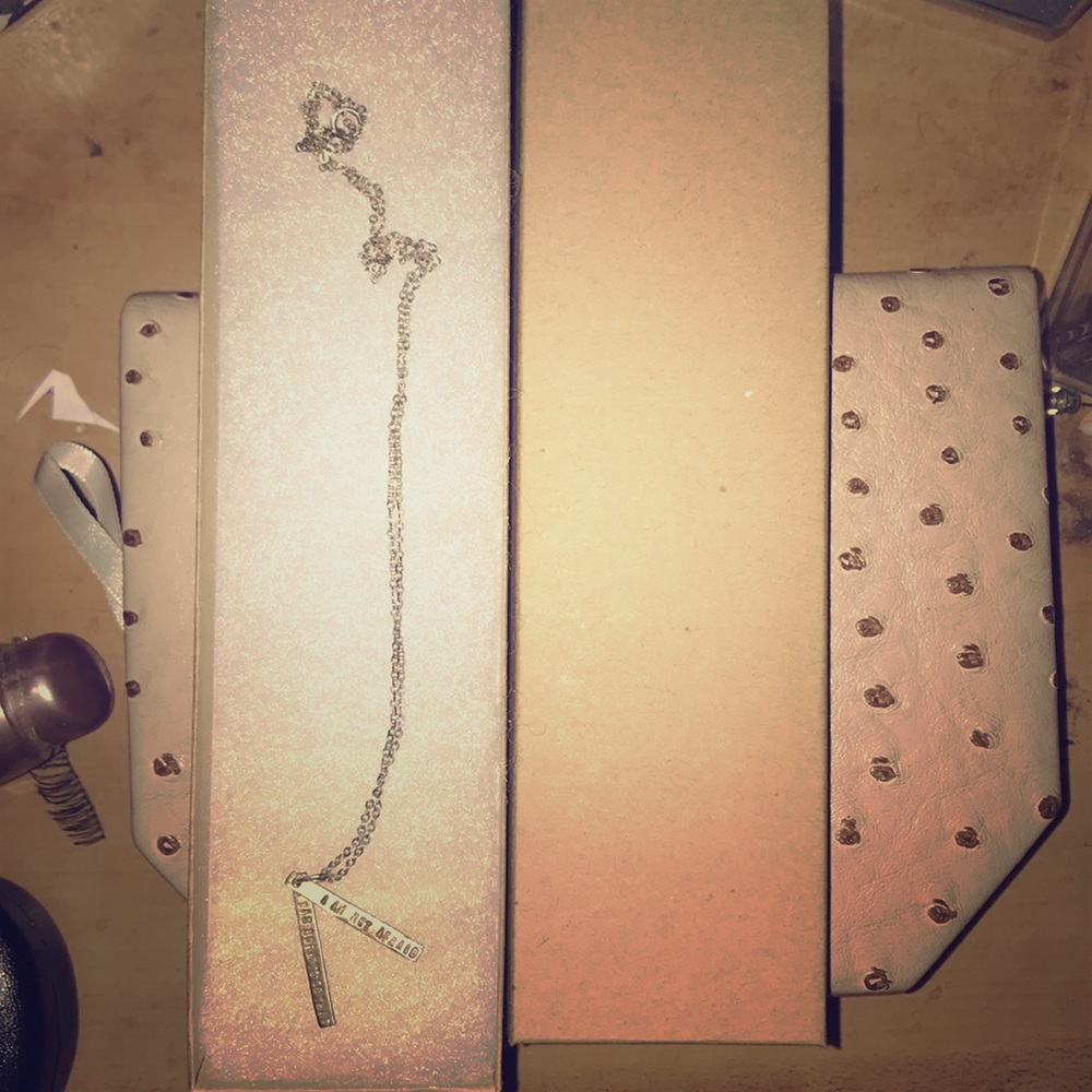 Joan of Arc quote necklace